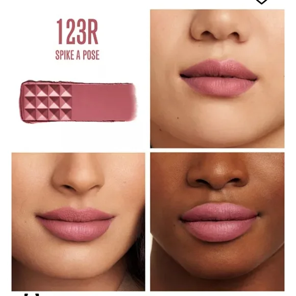 Valentino Spike Buttery Matte Lipstick 3 Piece Set With Pink Cosmetic Bag - Picture 9 of 11